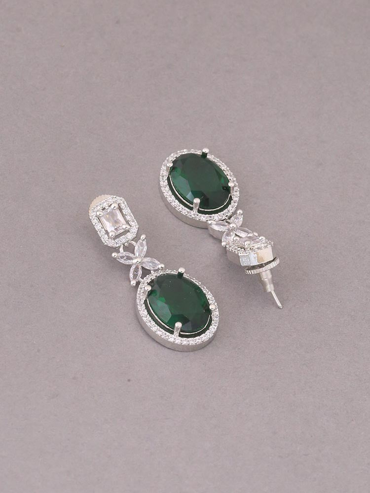 Green Icardi Zirconia Danglers