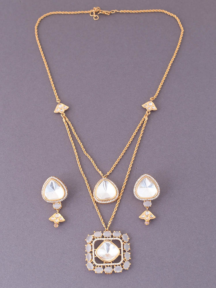 Grey Adilah Zirconia Jewellery Set - EOSS