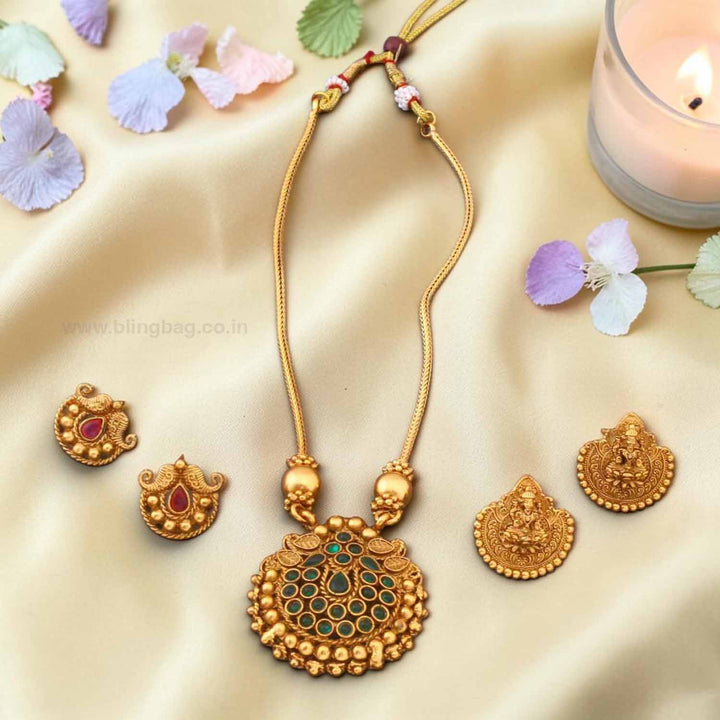 Hansini Reversible Pendant Set- New Arrival