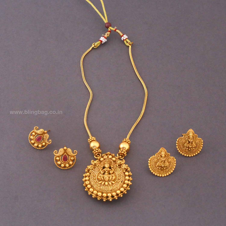 Hansini Reversible Pendant Set- New Arrival