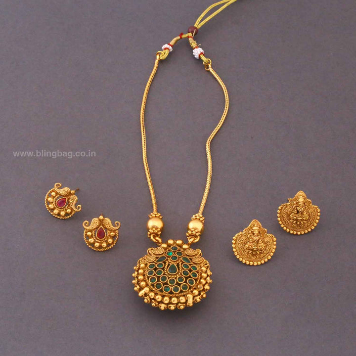 Hansini Reversible Pendant Set- New Arrival