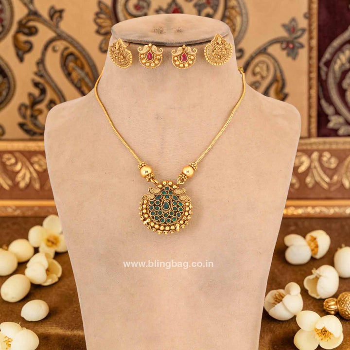 Hansini Reversible Pendant Set- New Arrival