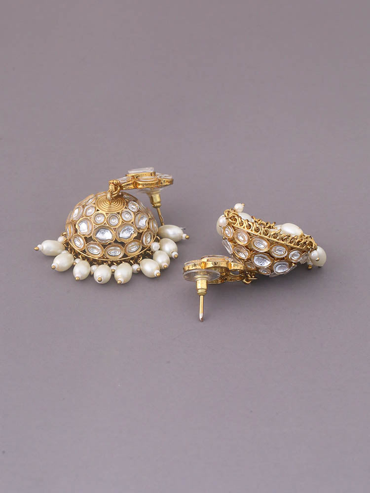 Ivory Sampreeti Jhumkis