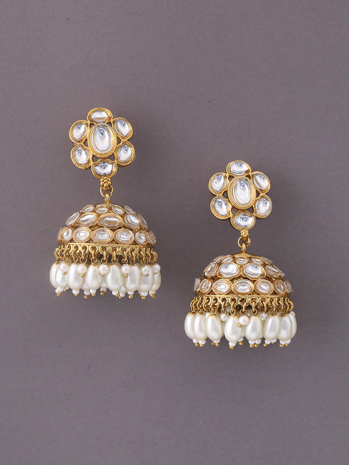 Ivory Sampreeti Jhumkis