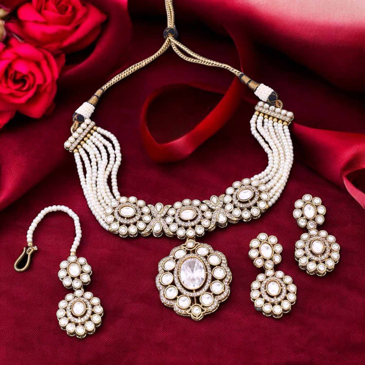 Ivory Aaravni Victorian Jewellery Set- New Arrival