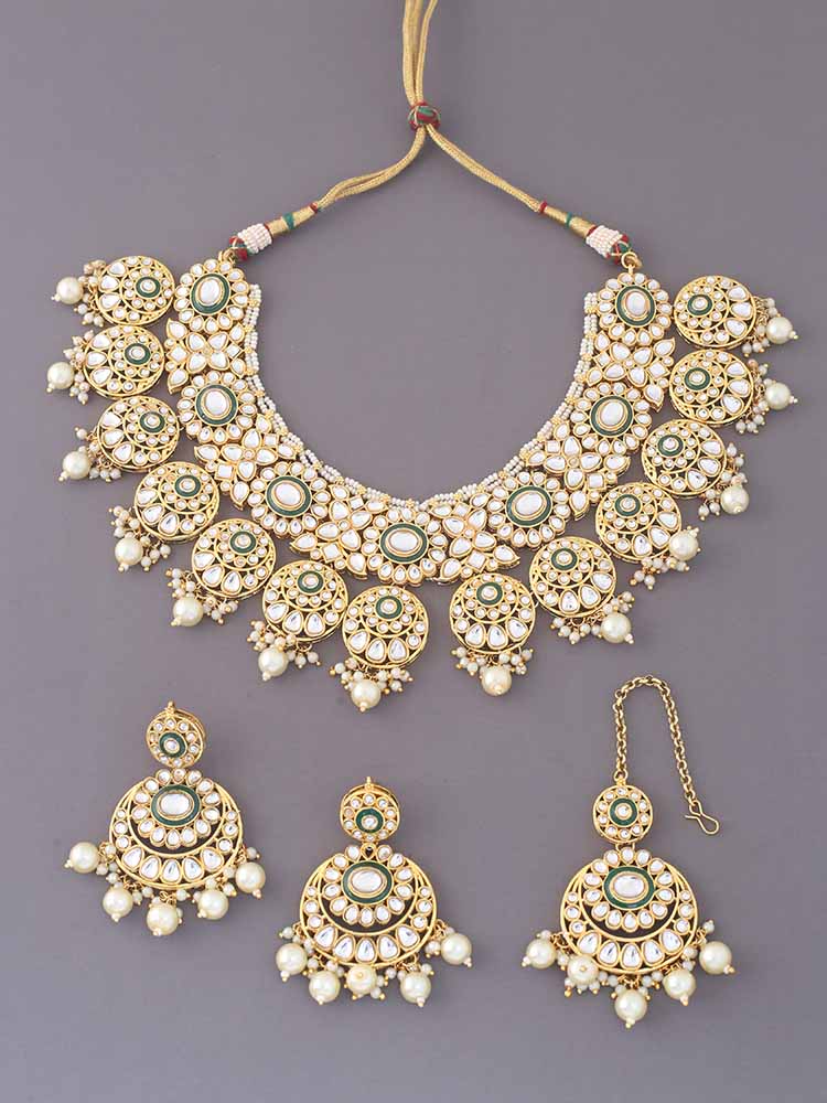 Ivory Aarti Jewellery Set