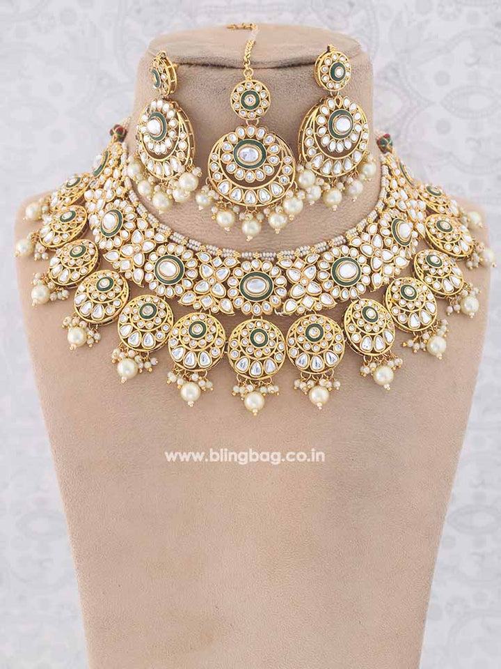 Ivory Aarti Jewellery Set