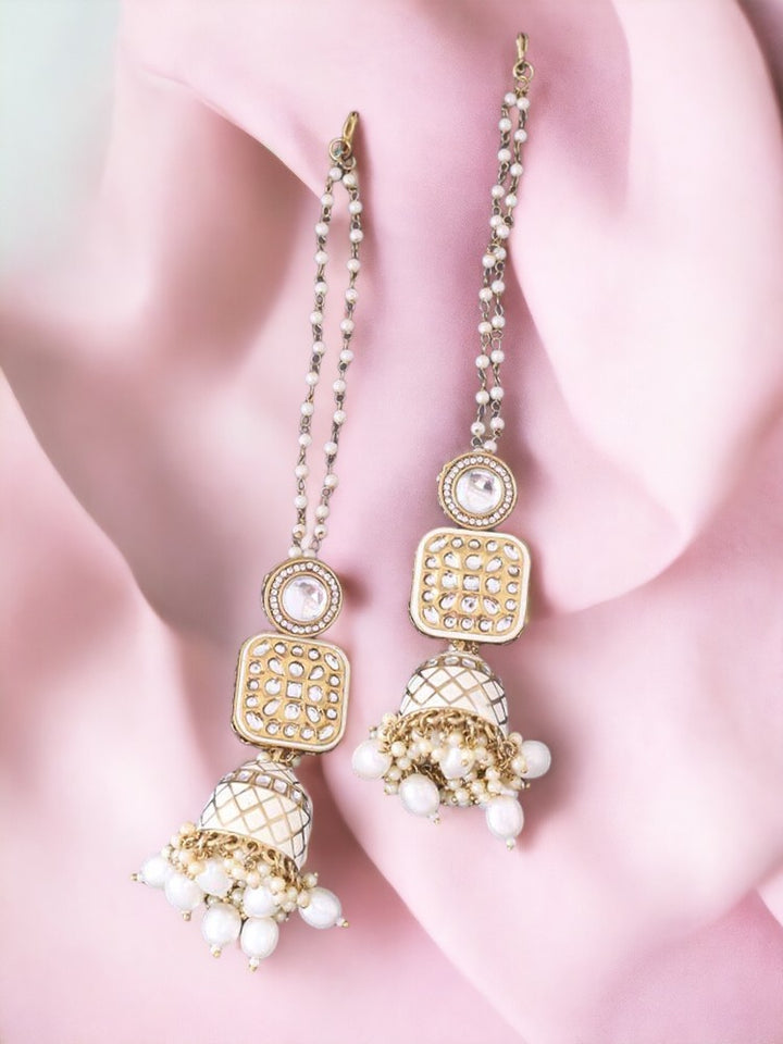 Ivory Aditi Sahara Jhumkis