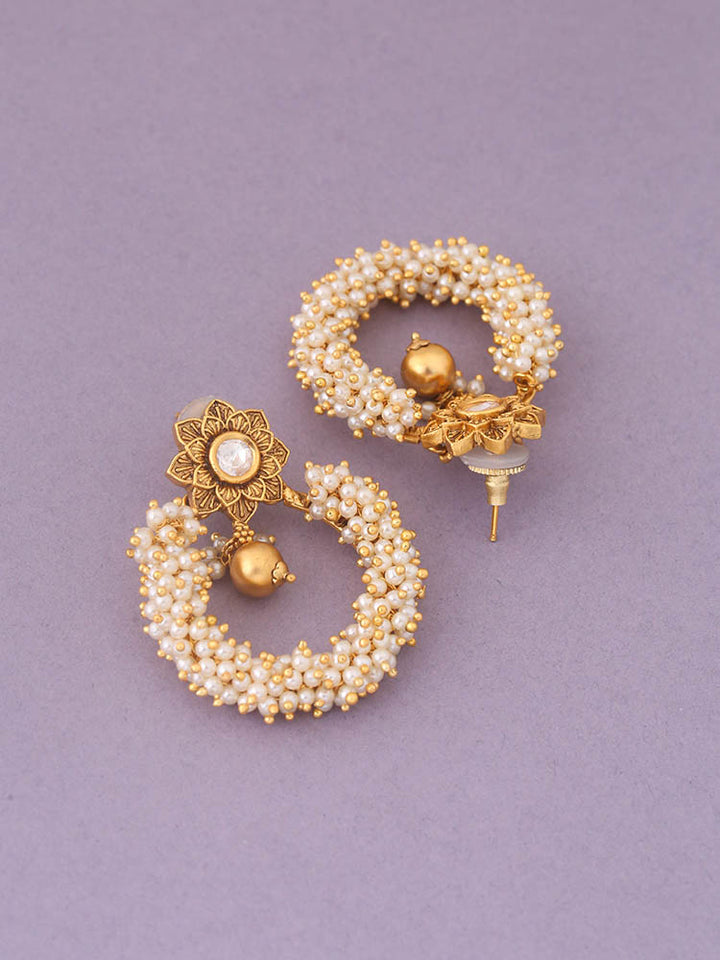 Ivory Agneya Temple Studs