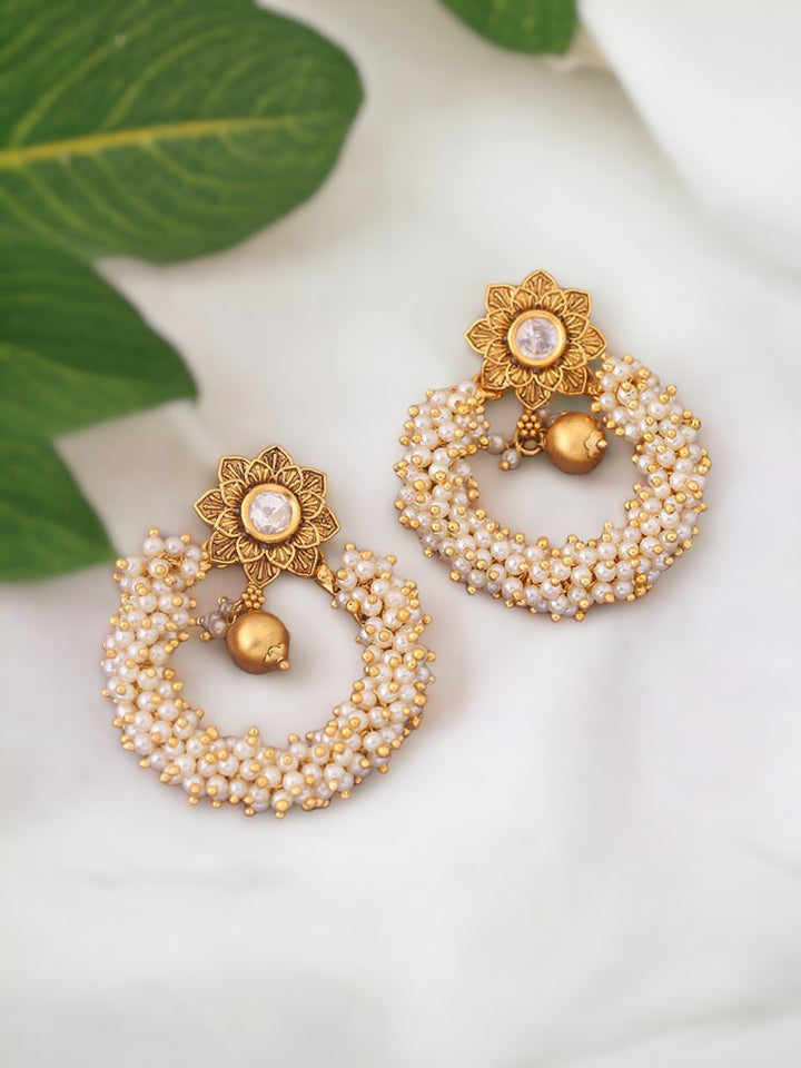 Ivory Agneya Temple Studs