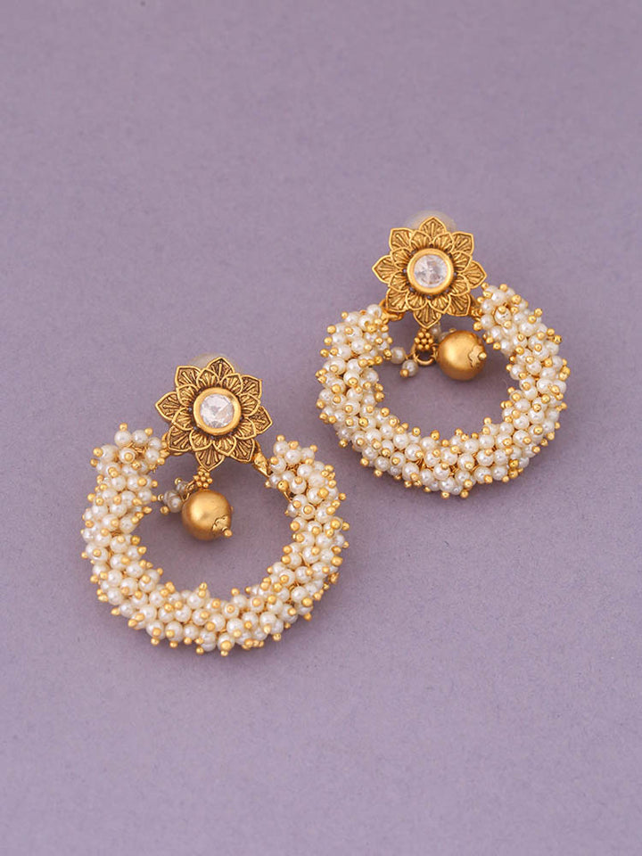 Ivory Agneya Temple Studs