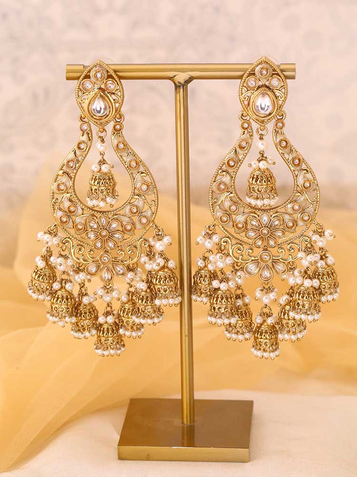 Ivory Aliya Jhumkis