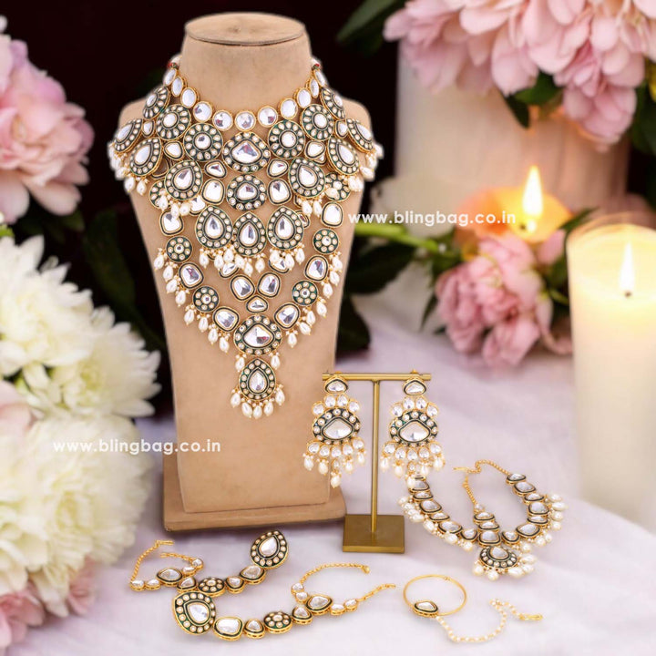 Ivory Ambar Bridal Jewellery Set