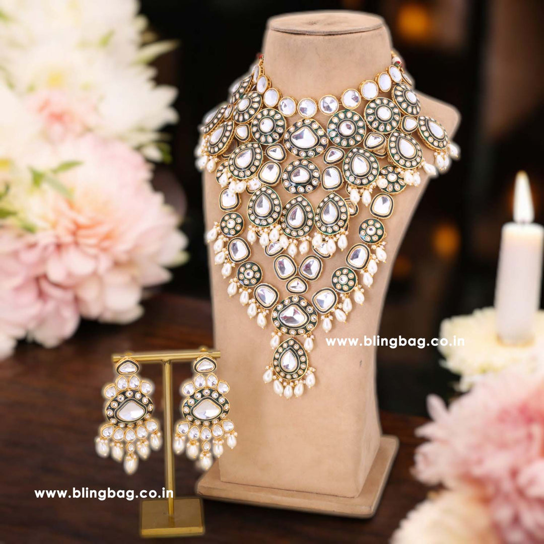 Ivory Ambar Bridal Jewellery Set