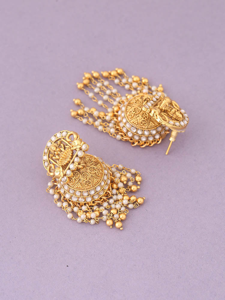 Golden Ammavaru Temple Jhumkis