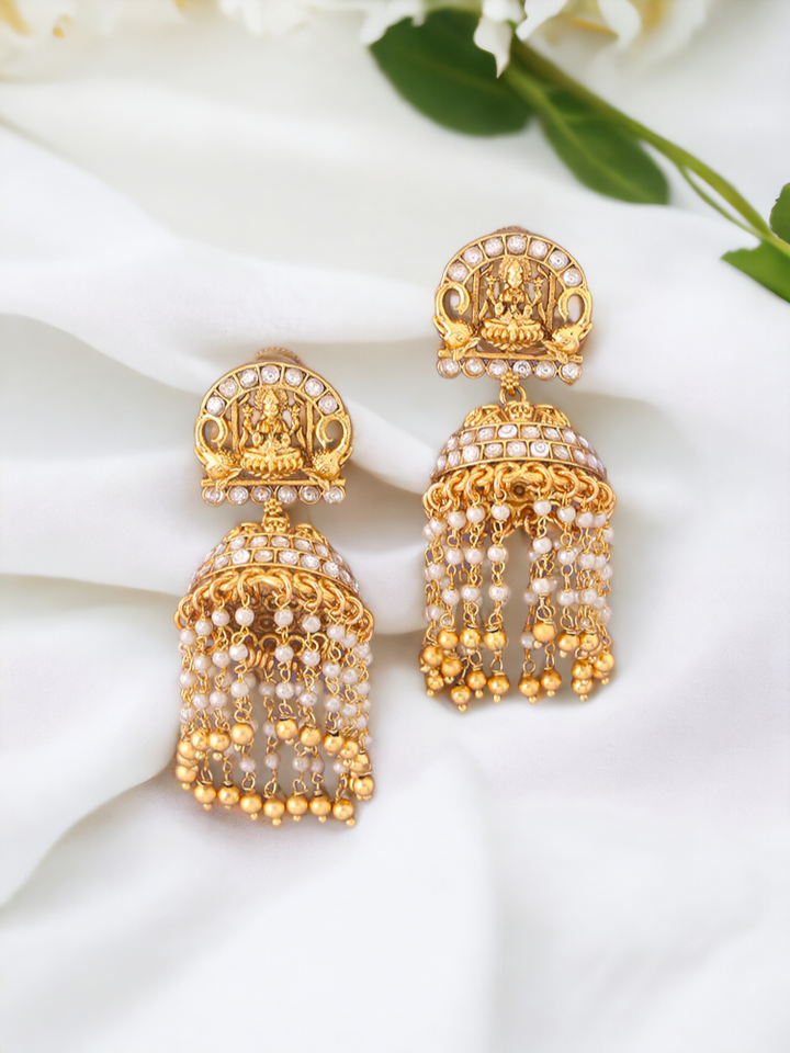 Golden Ammavaru Temple Jhumkis