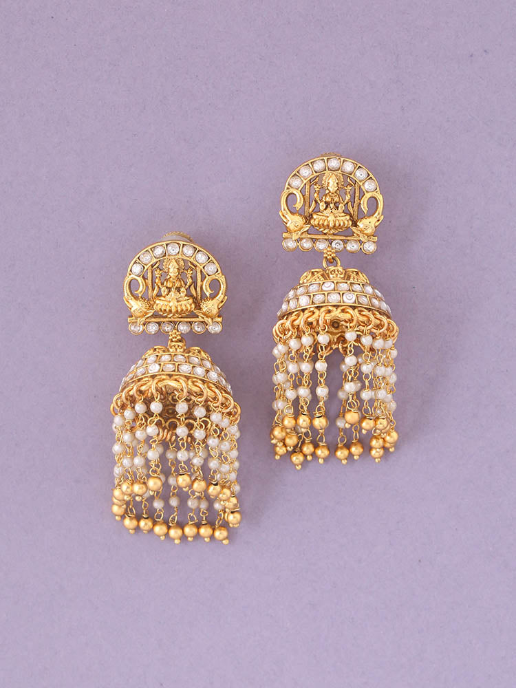 Golden Ammavaru Temple Jhumkis