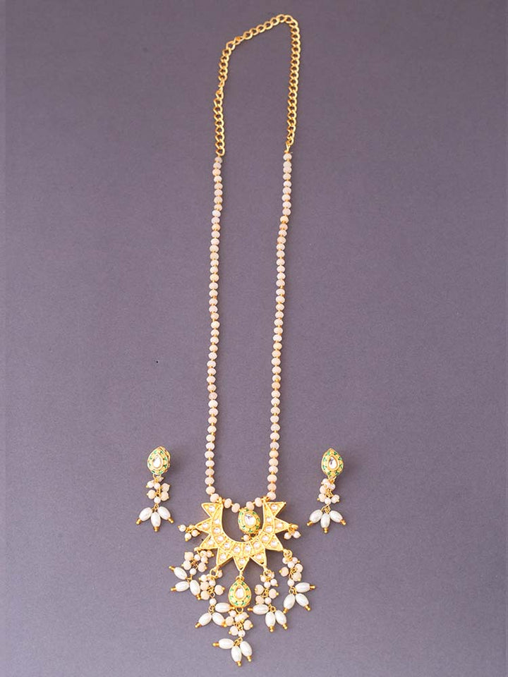 Golden Ananya Pendant Set
