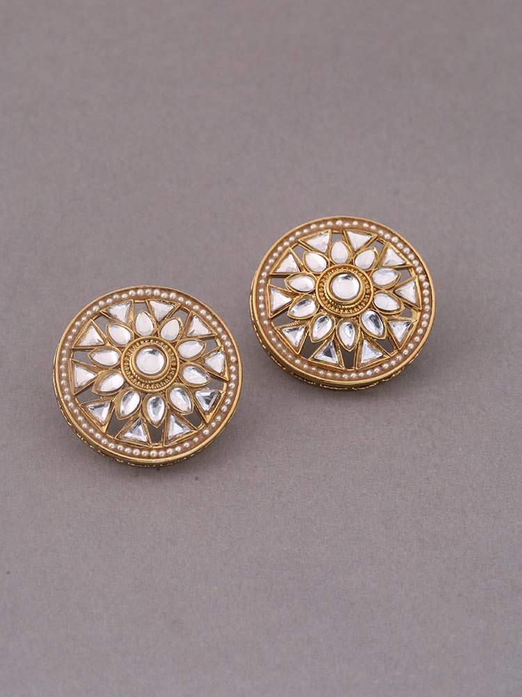 Ivory Anokhi Ethnic Studs