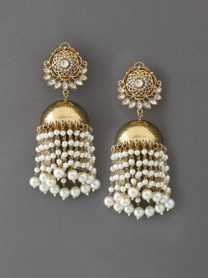 Ivory Anupriya Jhumkis