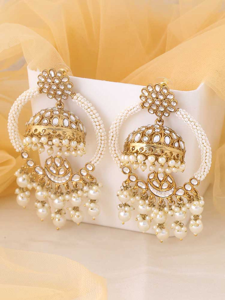 Ivory Anusya Jhumkis