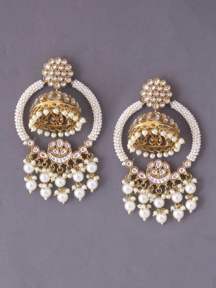 Ivory Anusya Jhumkis