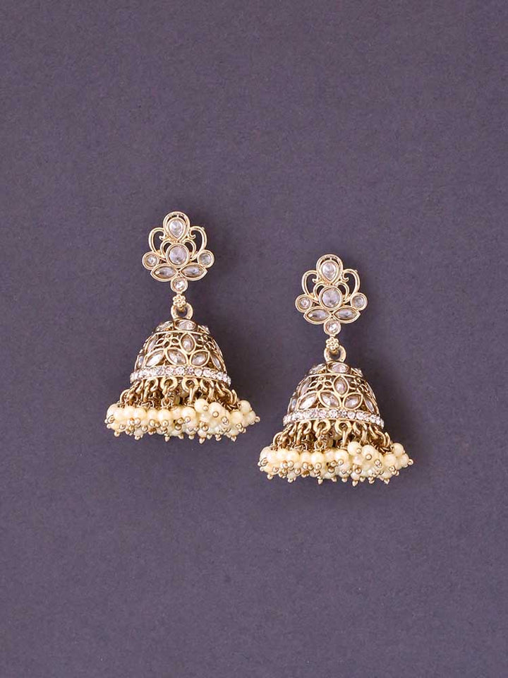 Ivory Aranyika Jhumkis