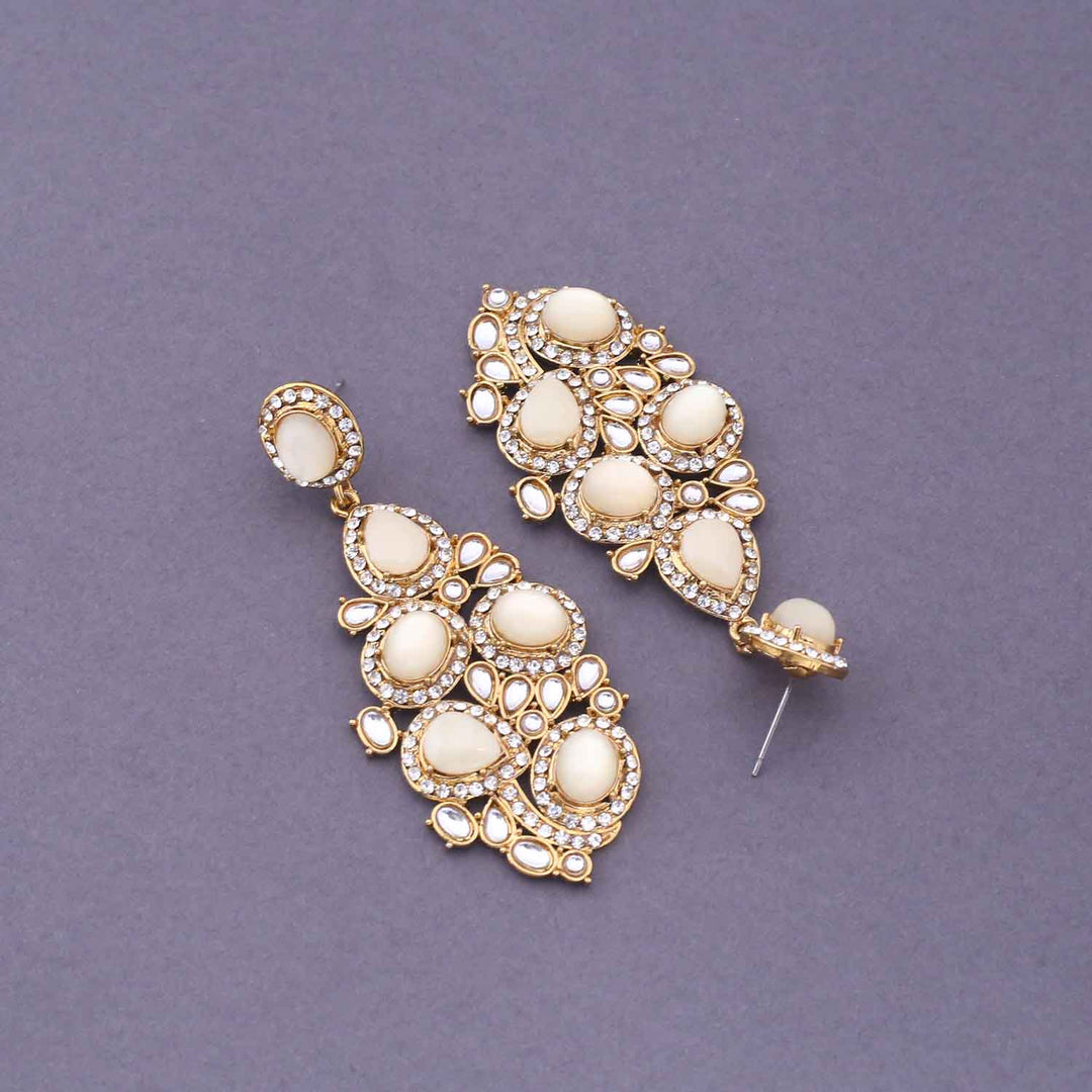 Ivory Armani Danglers