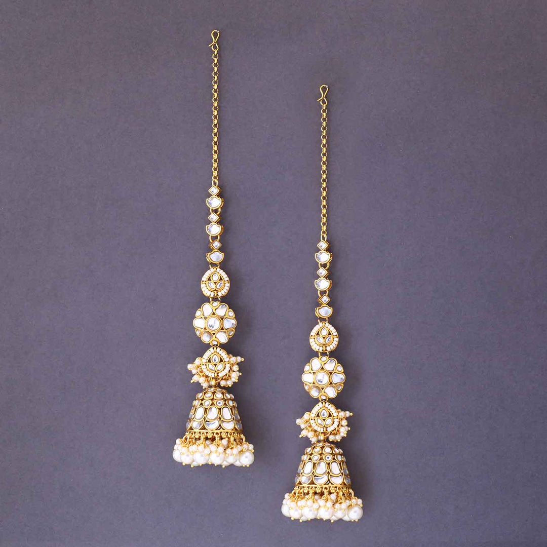 Ivory Aruha Sahara Jhumkis