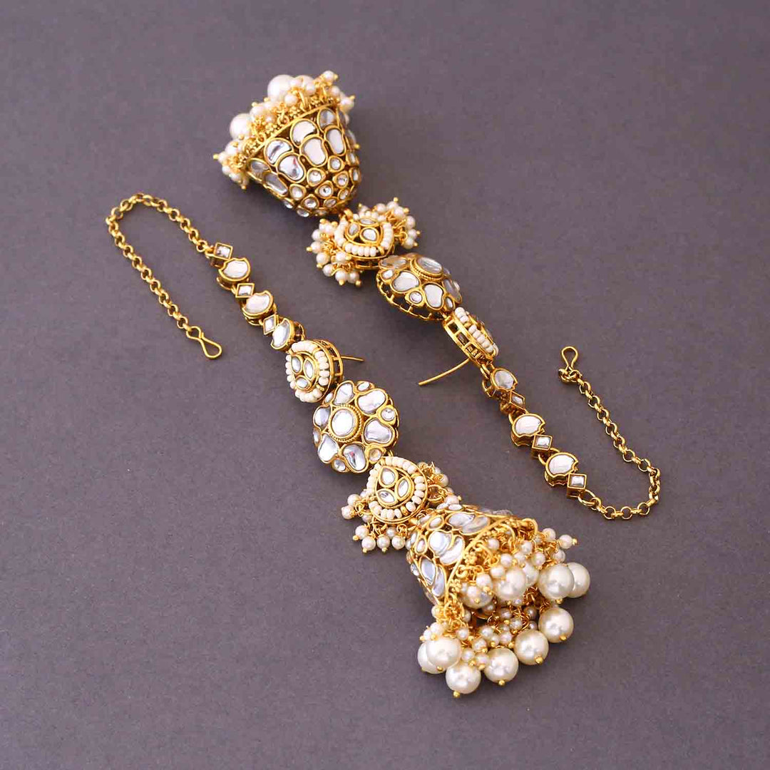 Ivory Aruha Sahara Jhumkis