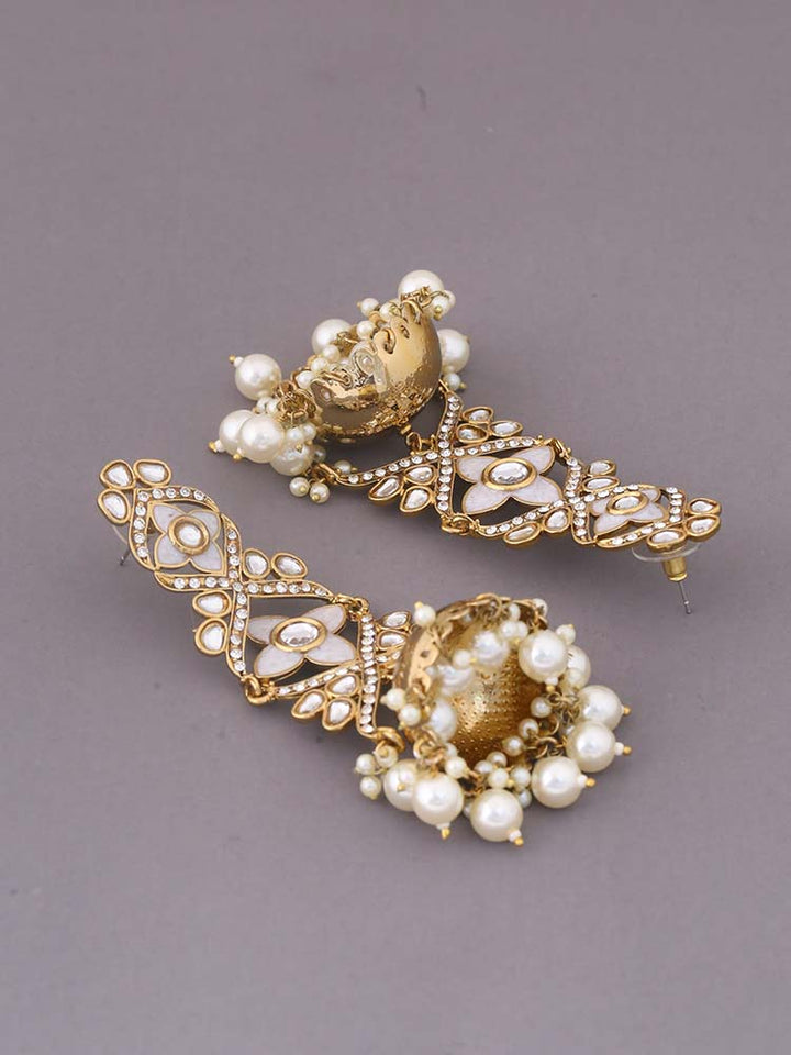 Ivory Ashwini Jhumkis