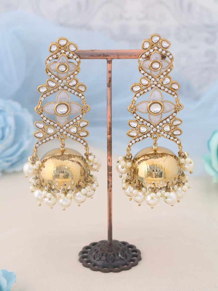 Ivory Ashwini Jhumkis