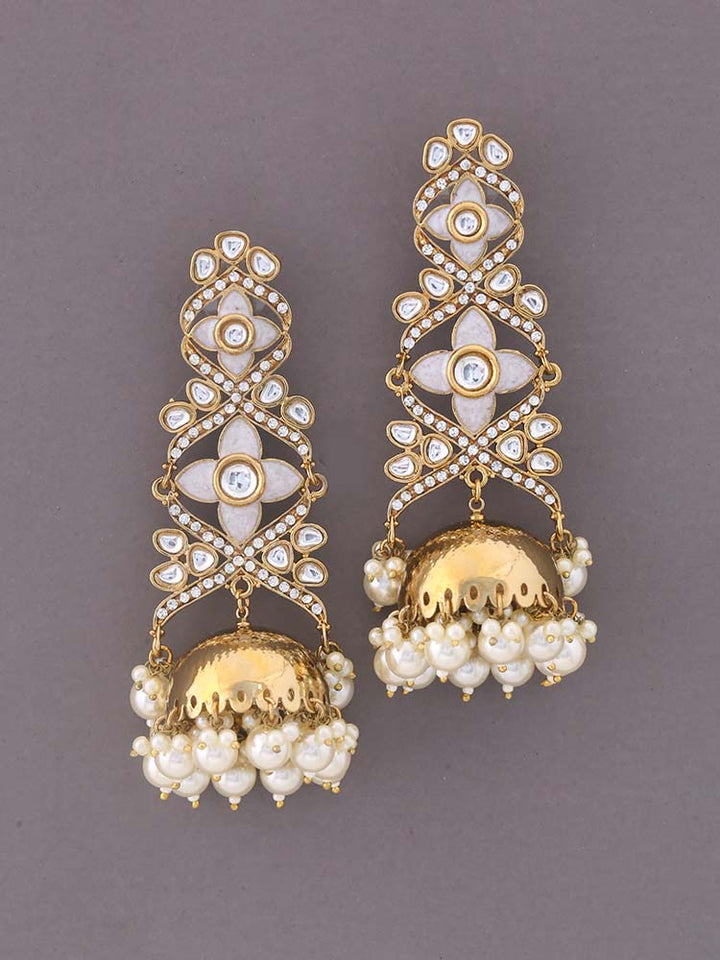 Ivory Ashwini Jhumkis