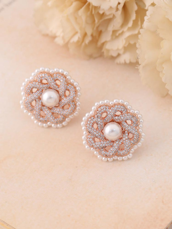 Ivory Autumn Zirconia Studs