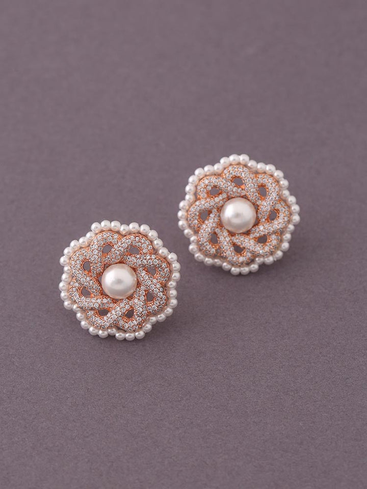 Ivory Autumn Zirconia Studs