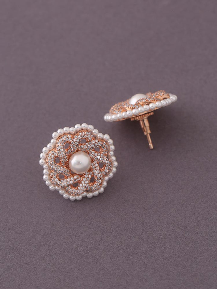 Ivory Autumn Zirconia Studs