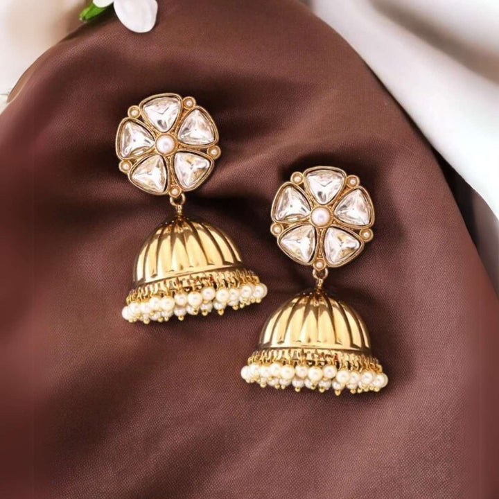 Ivory Bhagwati Jhumkis