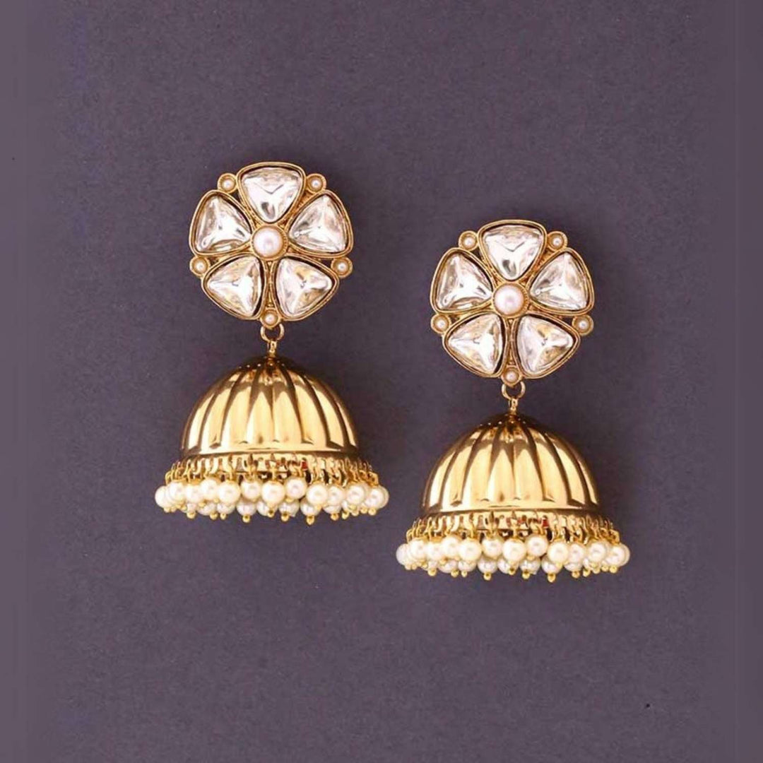 Ivory Bhagwati Jhumkis