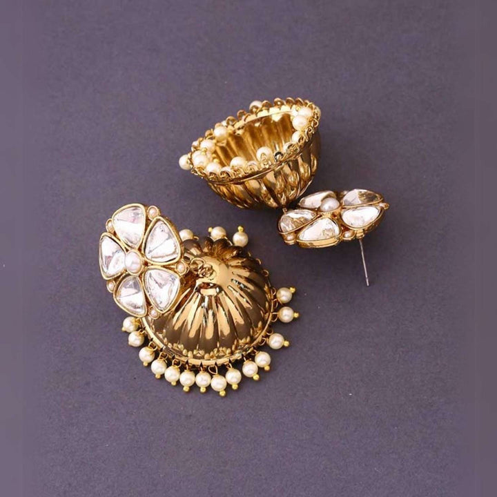 Ivory Bhagwati Jhumkis