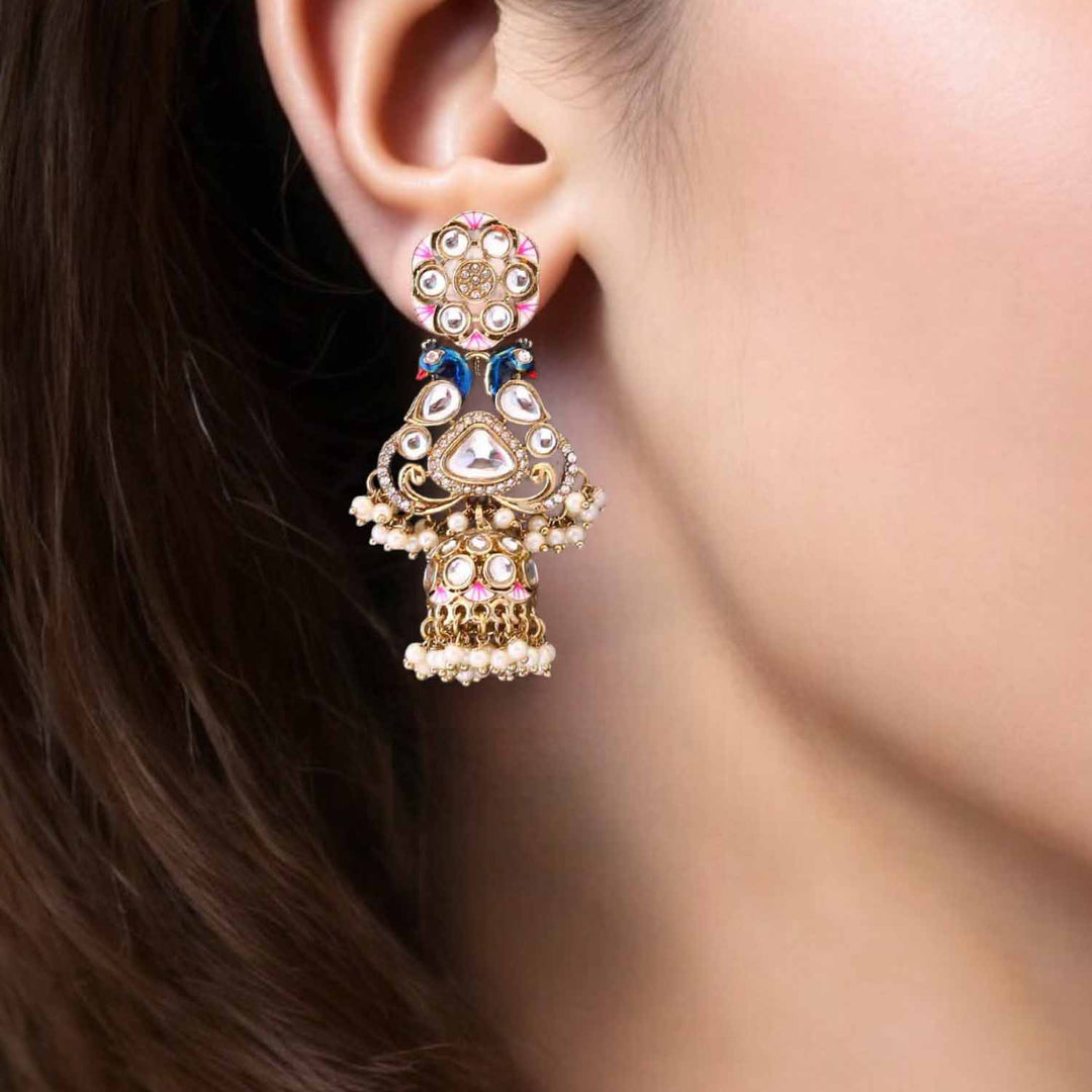 Ivory Bhagya Jhumkis