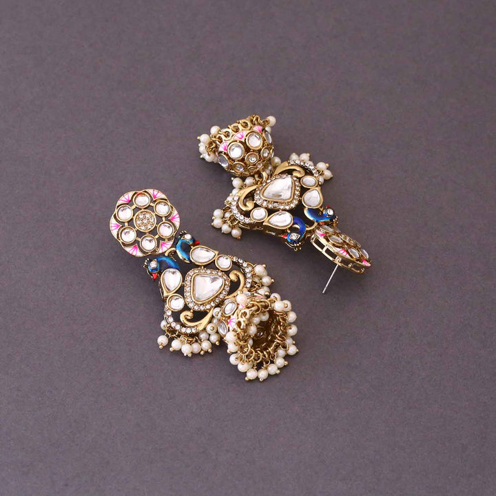 Ivory Bhagya Jhumkis