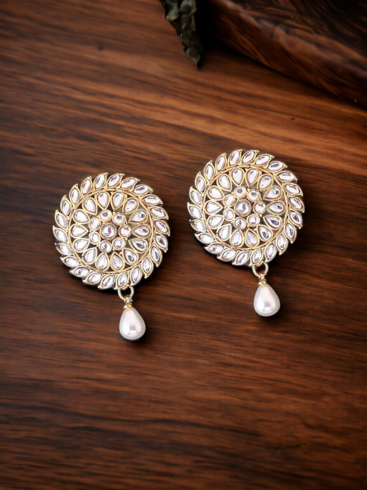 Ivory Bhavana Studs
