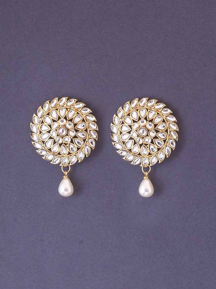 Ivory Bhavana Studs