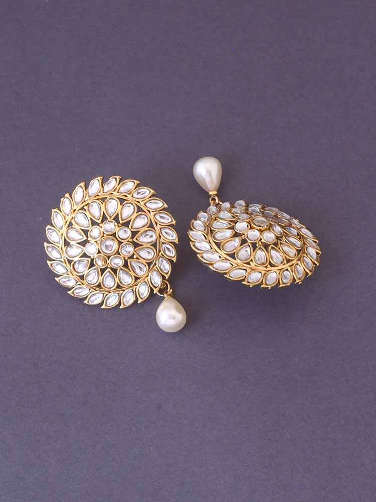 Ivory Bhavana Studs