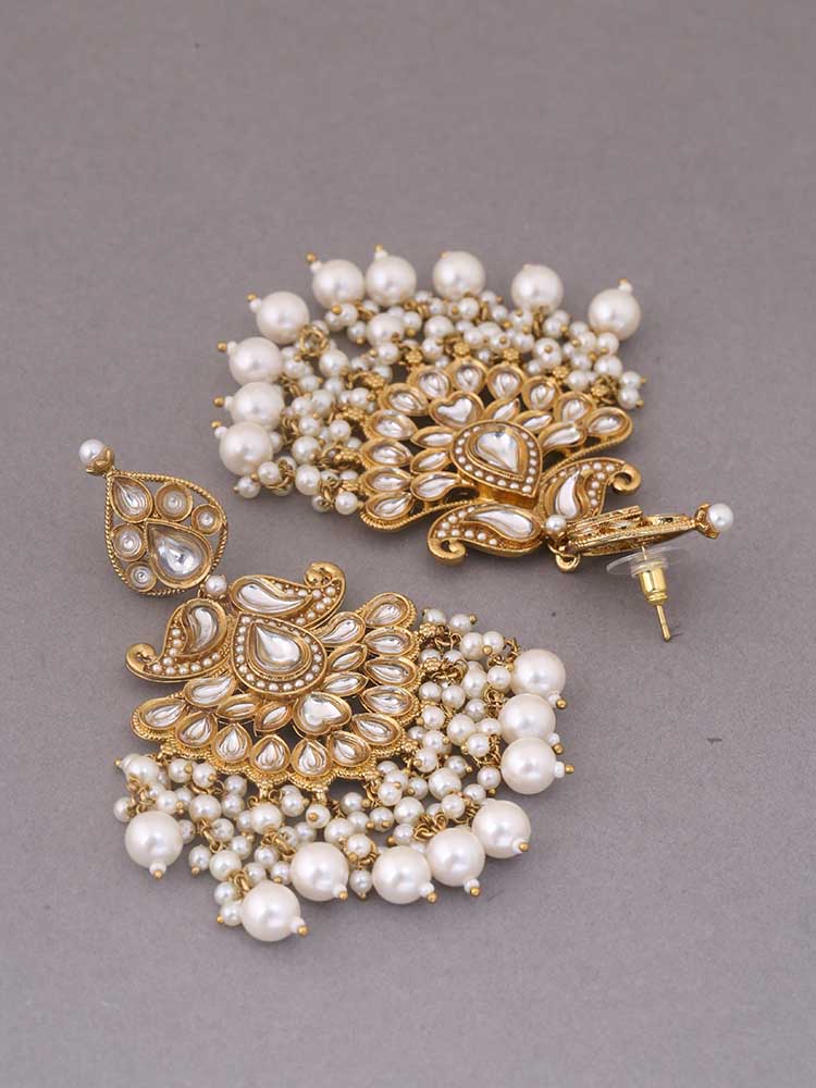 Ivory Bhumika Ethnic Danglers