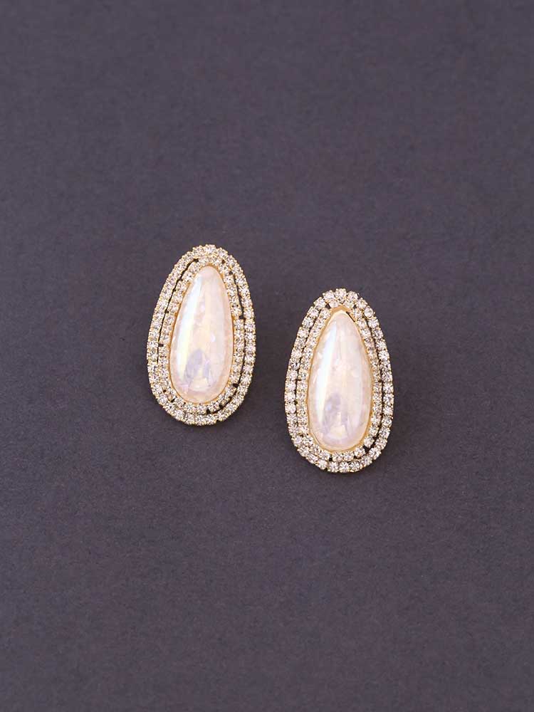Ivory Carneat Studs