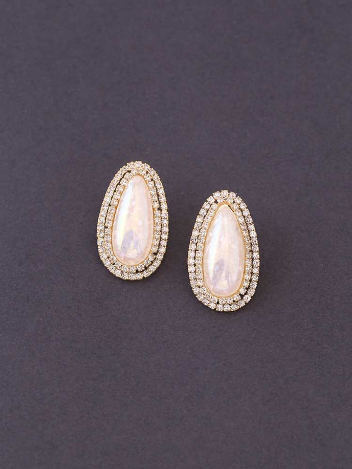 Ivory Carneat Studs