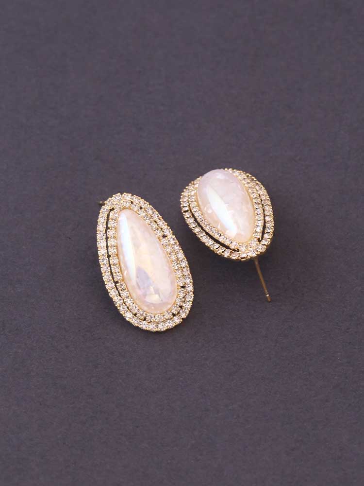 Ivory Carneat Studs