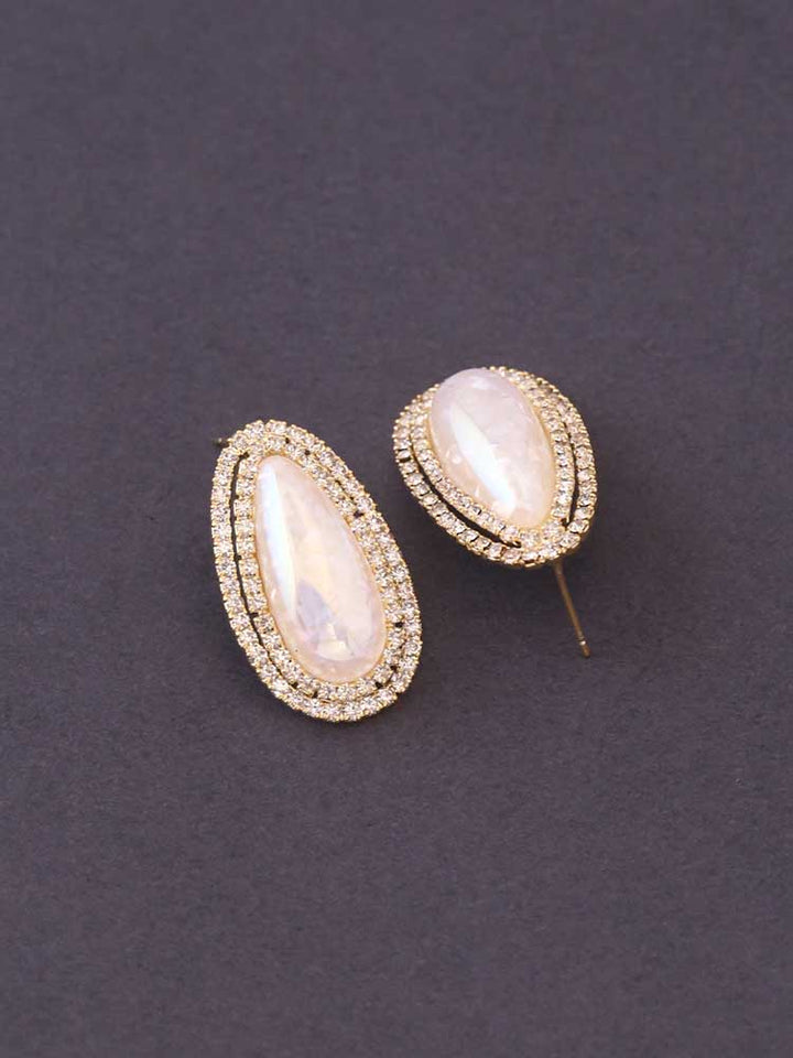 Ivory Carneat Studs