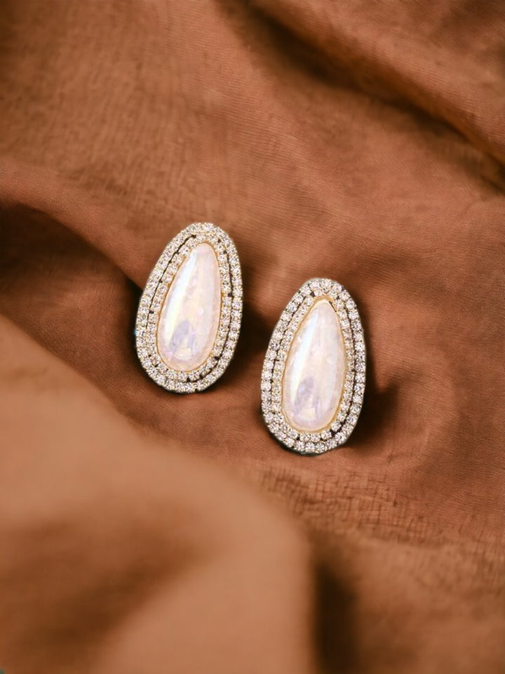 Ivory Carneat Studs